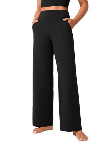 Wide Leg Performance Pants - Flowy Comfort for Active Lifestyles