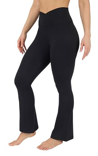 High-Waisted Flare Leg Performance Leggings: Style Meets Function